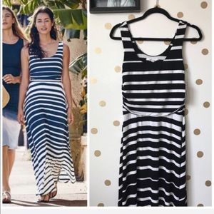 Athleta Stripe Maxi Dress